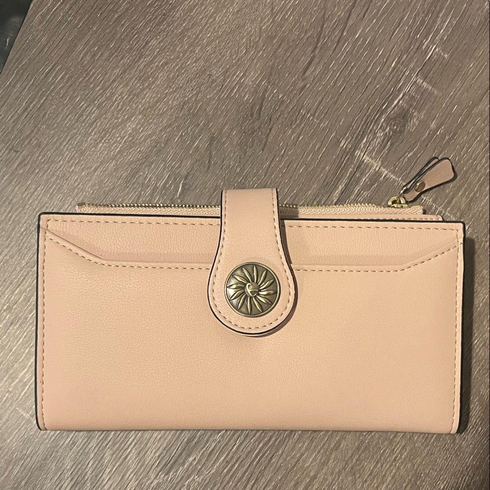 7.5” x 4” Multi-pocket wallet from Target.